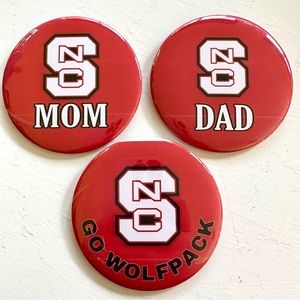 North Carolina NC State Wolfpack Game Day Pins
